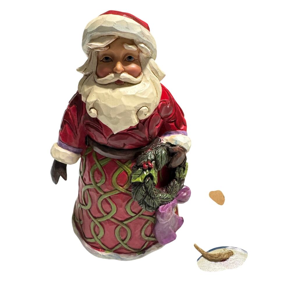 Jim Shore Heartwood Creek Always In Good Cheer Santa Figurine
